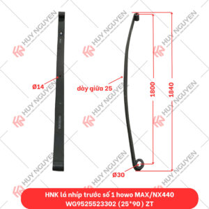 Lá Nhíp Trước Số 1 (Lá Cái) HOWO MAX NX440 WG9525523302